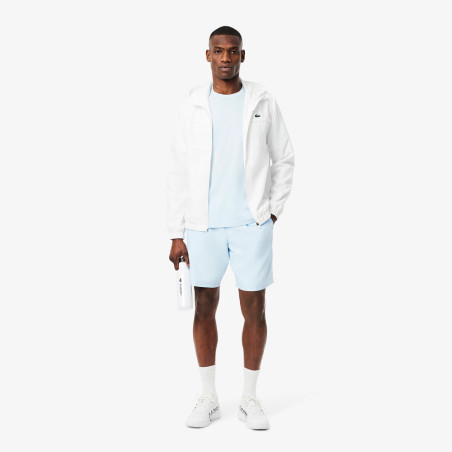 Short Homme Lacoste Sport – Bleu Clair – Taffetas Diamanté Léger & Respirant