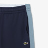 Short Homme Lacoste Color-Block Bleu – Molleton de Coton Doux & Style Sportif