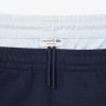 Short Homme Lacoste Color-Block Bleu – Molleton de Coton Doux & Style Sportif