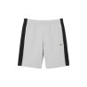 Short Homme Lacoste Color-Block Gris et Noir – Molleton de Coton Doux & Style Sportif