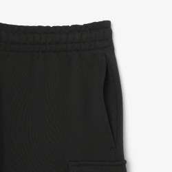Short Homme Lacoste Cargo – Noir – Molleton de Coton Doux & Poches Fonctionnelles