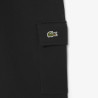 Short Homme Lacoste Cargo – Noir – Molleton de Coton Doux & Poches Fonctionnelles