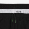 Short Homme Lacoste Tennis – Noir – Bandes Griffées & Tissu Léger Performant