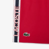 Short Homme Lacoste Tennis – Rouge – Bandes Griffées & Tissu Léger Performant