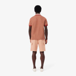 Short Homme Lacoste Cargo – Rose – Molleton de Coton Doux & Poches Fonctionnelles