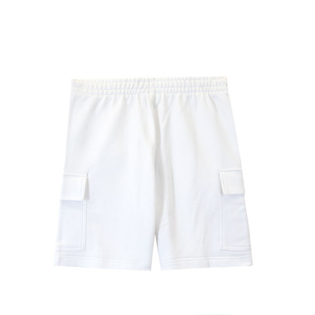 Short Cargo Lacoste Homme Blanc – Molleton Coton & Style Urbain | DM'Sports