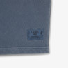 Short Homme Lacoste – Bleu Effet Délavé – Molleton de Coton Bio & Style Authentique