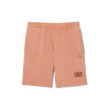Short Homme Lacoste – Marron Terracotta – Molleton de Coton Bio & Effet Délavé Unique