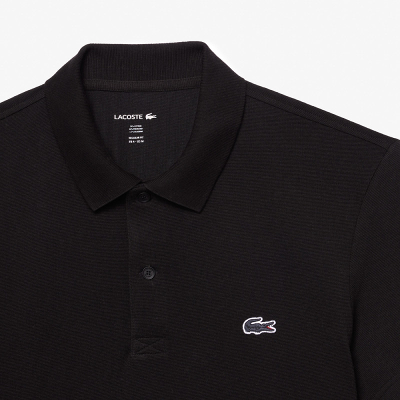 Polo Homme Lacoste Noir – Regular Fit & Coton Mélangé | DM'Sports