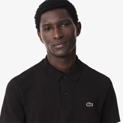 Polo Homme Lacoste Noir – Regular Fit & Coton Mélangé | DM'Sports