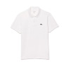 Polo Homme Lacoste – Blanc – Regular Fit & Coton Mélangé Respirant