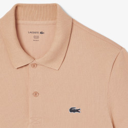 Polo Homme Lacoste – Rose – Regular Fit & Coton Mélangé Respirant