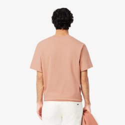 T-shirt Lacoste Classic Fit Rose – Élégance intemporelle et confort optimal