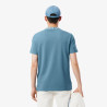 T-shirt Homme Lacoste – Bleu – Piqué Ultra-Léger & Col Jacquard Siglé