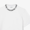T-shirt Lacoste Homme Blanc – Piqué Ultra-Léger & Col Jacquard Siglé | DM'Sports