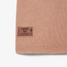 T-shirt Homme Lacoste – Marron Terracota – Jersey Épais & Effet Délavé Unique