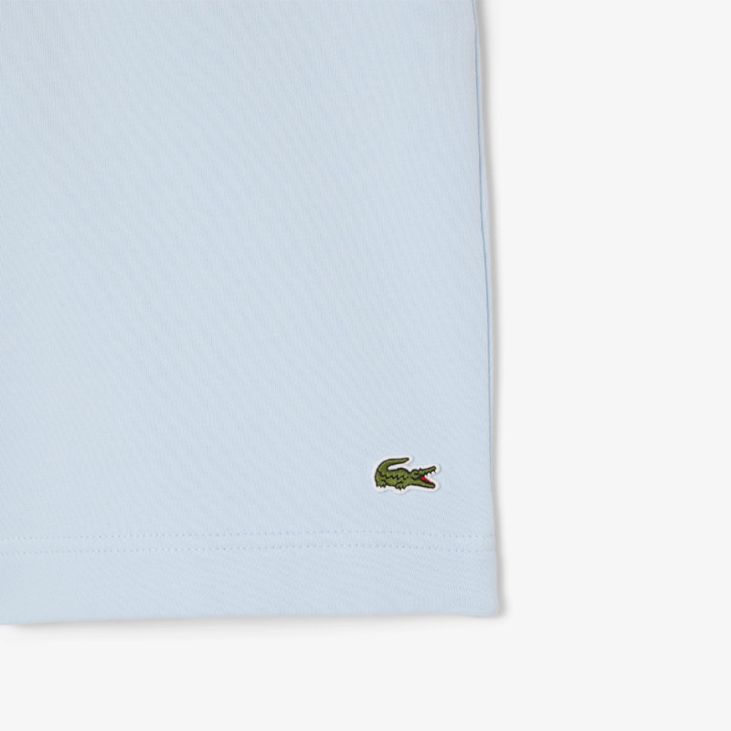 Short Homme Lacoste – Bleu Clair – Confort Polaire & Coupe Classique