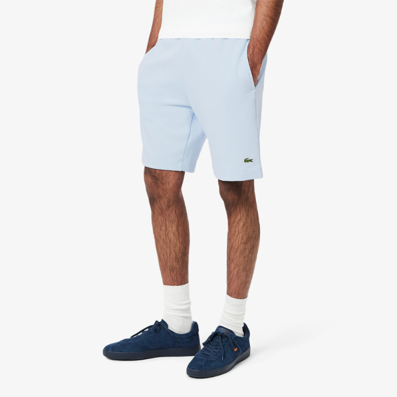Short Homme Lacoste – Bleu Clair – Confort Polaire & Coupe Classique