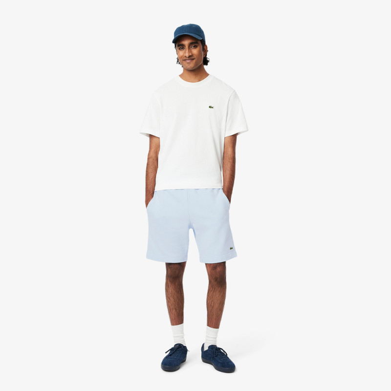 Short Homme Lacoste – Bleu Clair – Confort Polaire & Coupe Classique