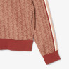 Veste de survêtement Homme Lacoste – Marron – Monogramme Jacquard & Coupe Regular Fit