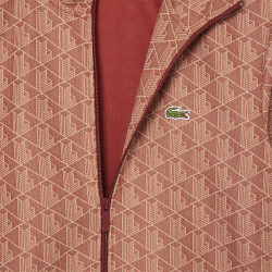 Veste de survêtement Homme Lacoste – Marron – Monogramme Jacquard & Coupe Regular Fit