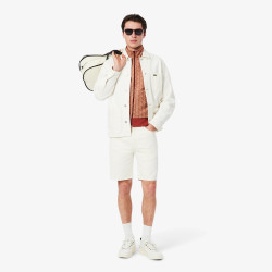 Veste de survêtement zippée Lacoste – Marron – Monogramme Jacquard & Coupe Regular Fit