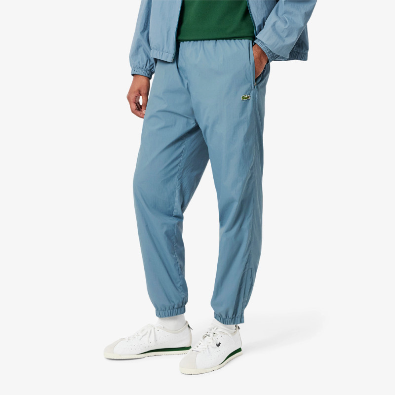 Pantalon de survêtement Homme Lacoste – Bleu – Molleton de Coton Biologique & Détails Cargo