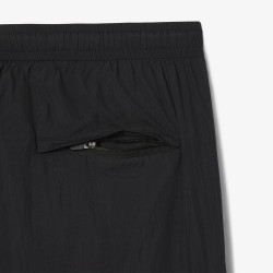 Pantalon de survêtement Homme Lacoste – Noir – Molleton de Coton Biologique & Détails Cargo