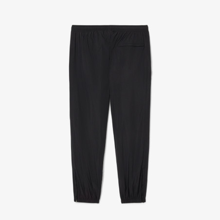 Pantalon de survêtement Homme Lacoste – Noir – Molleton de Coton Biologique & Détails Cargo