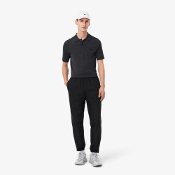 Pantalon de survêtement Homme Lacoste – Noir – Molleton de Coton Biologique & Détails Cargo