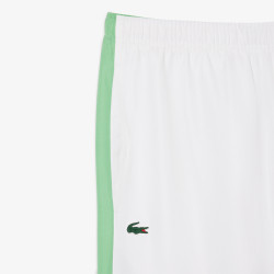 Ensemble de survêtement Lacoste Tennis – Blanc & Vert – Taffetas Recyclé & Design Color-Block