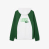 Ensemble de survêtement Lacoste Tennis – Blanc & Vert – Taffetas Recyclé & Design Color-Block
