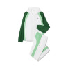 Ensemble de survêtement Lacoste Tennis – Blanc & Vert – Taffetas Recyclé & Design Color-Block