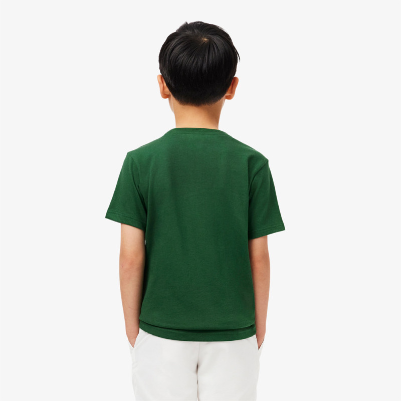 T-shirt Enfant Lacoste Sport – Vert – Coton Technique & Coupe Oversize
