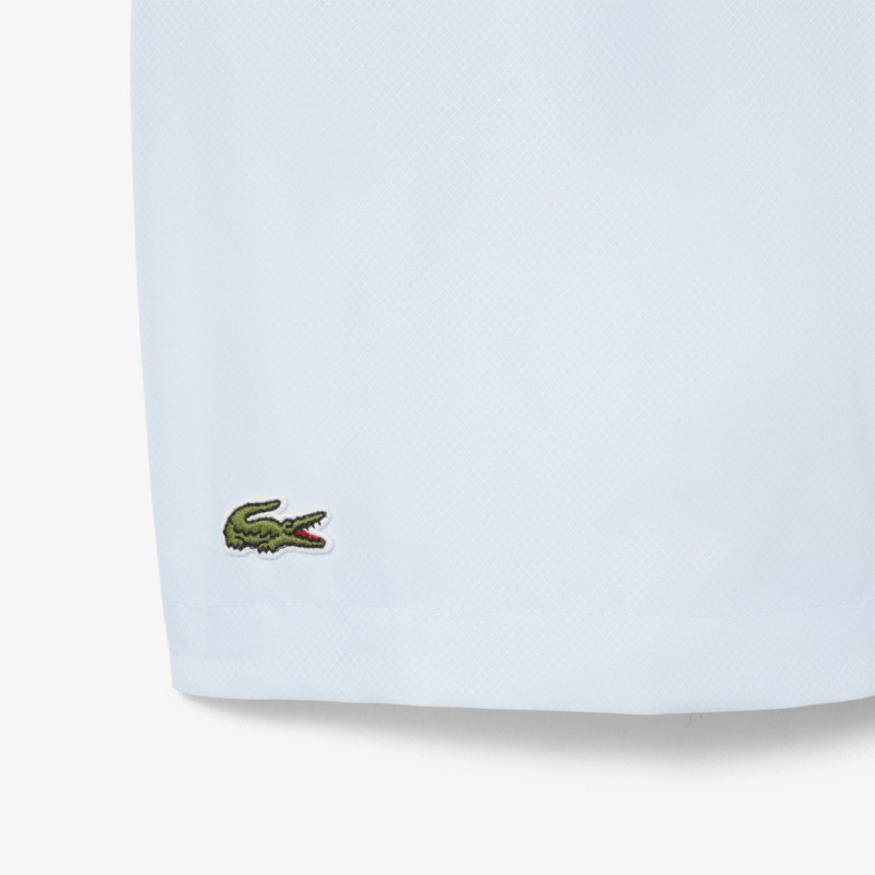 Short Enfant Lacoste Sport – Bleu Clair – Taffetas Diamanté Recyclé & Confort Optimal