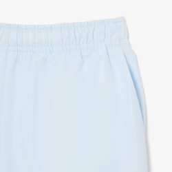 Short Enfant Lacoste Sport – Bleu Clair – Taffetas Diamanté Recyclé & Confort Optimal