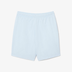 Short Enfant Lacoste Sport – Bleu Clair – Taffetas Diamanté Recyclé & Confort Optimal