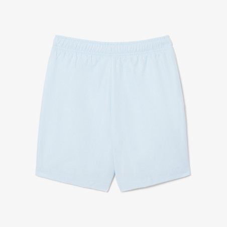Short Enfant Lacoste Sport – Bleu Clair – Taffetas Diamanté Recyclé & Confort Optimal