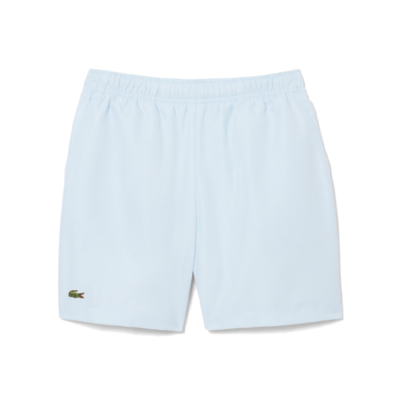 Short Enfant Lacoste Sport – Bleu Clair – Taffetas Diamanté Recyclé & Confort Optimal