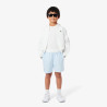 Short Enfant Lacoste Sport – Bleu Clair – Taffetas Diamanté Recyclé & Confort Optimal