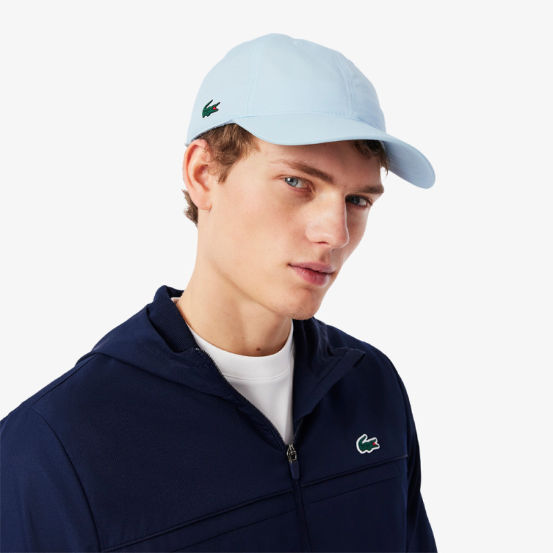 Casquette Lacoste Sport – Bleu Clair – Taffetas Diamanté & Confort Optimal