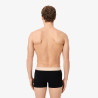 Lot de 3 boxers courts Lacoste – Noir et Marron – Coton Stretch & Ceinture Siglée