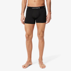 Lot de 3 boxers courts Lacoste Noir – Microfibre Recyclée | DM'Sports