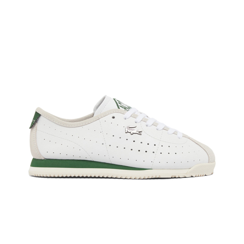 Baskets Lacoste Club Femme – Blanc & Vert – Cuir Premium & Style Héritage