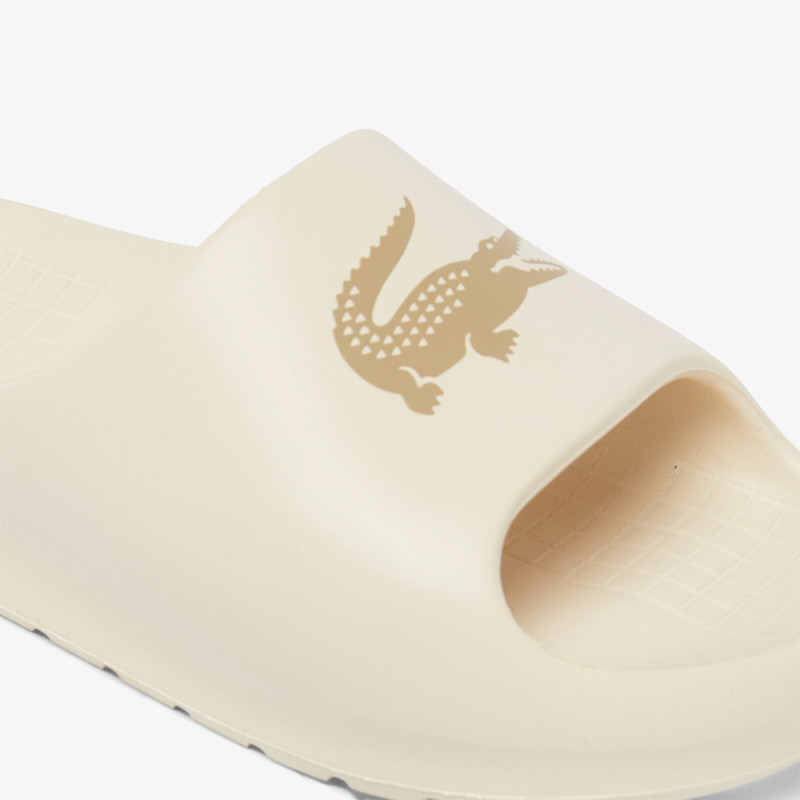 Claquettes Lacoste Serve Slide 2.0 Femme – Beige – Style Chunky & Confort Optimal