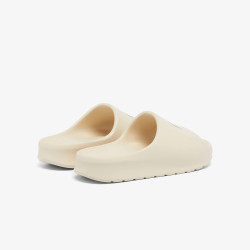 Claquettes Lacoste Serve Slide 2.0 Femme – Beige – Style Chunky & Confort Optimal