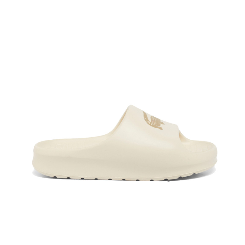 Claquettes Lacoste Serve Slide 2.0 Femme – Beige – Style Chunky & Confort Optimal
