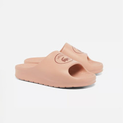 Claquettes Lacoste Serve Slide 2.0 Femme – Rose clair – Design Chunky & Confort Estival