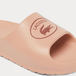 Claquettes Lacoste Serve Slide 2.0 Femme – Rose clair – Design Chunky & Confort Estival