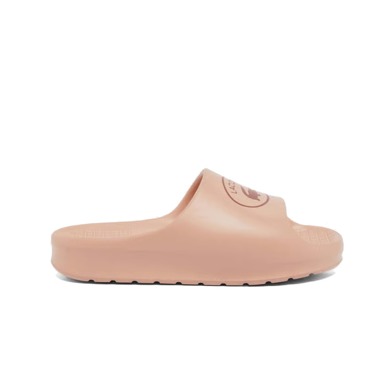 Claquettes Lacoste Serve Slide 2.0 Femme – Rose clair – Design Chunky & Confort Estival